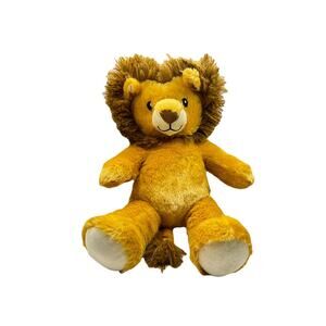 Build A Bear Workshop Lovable Lion Heart Shaped Head Stuffed Animal Plush 17"
